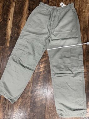 Abercrombie & Fitch Olive Green Cargo Joggers